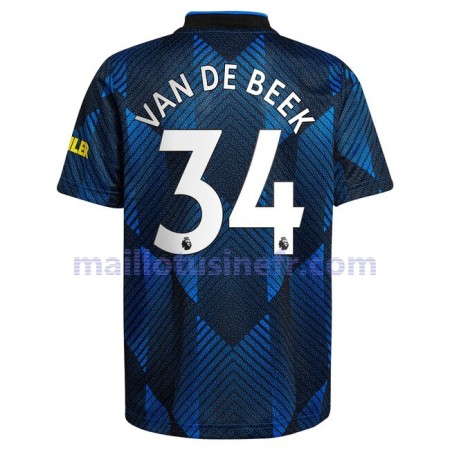 Maillot de Foot Manchester United Donny van de Beek 34 Troisième 2021-22 Maillot de Foot Manchester United Donny van de Beek 34 Troisième 2021-22